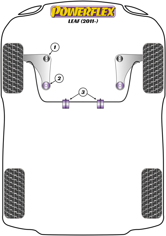 Powerflex Road - Leaf (2011 on ) - Front Anti Roll Bar Bush 21mm - PFF46-803-21