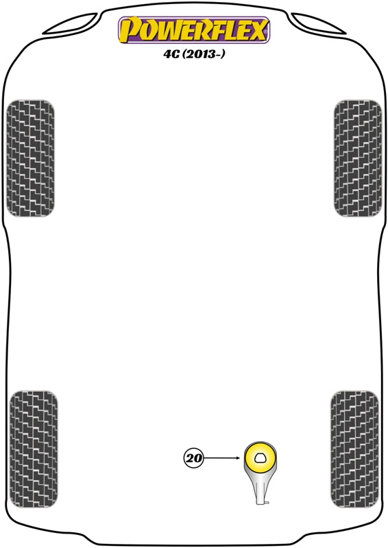 Powerflex Road - 4C (2013-) - PowerAlign Wheel Mounting Guide Pin - PF99-512-125