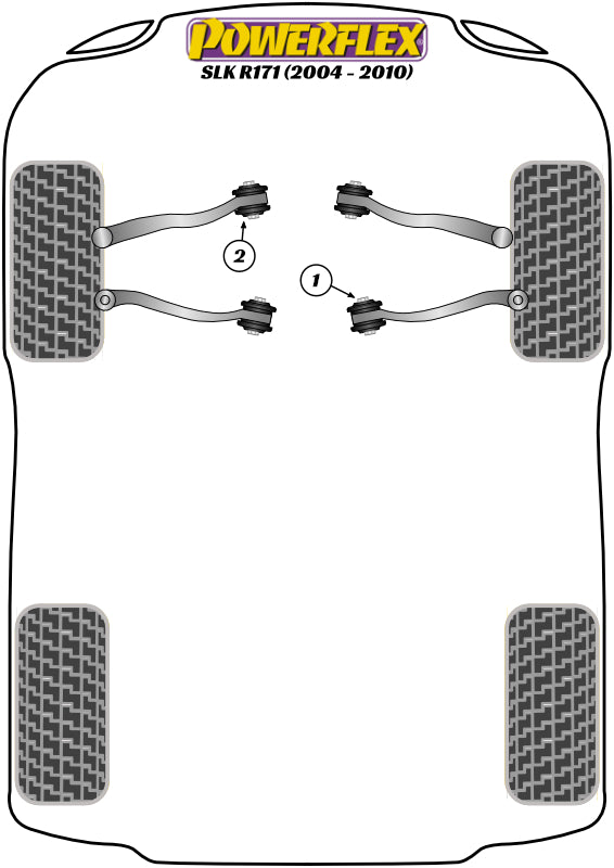Powerflex Road - SLK R171 (2004-2010) - PowerAlign Wheel Mounting Guide Pin - PF99-512-15