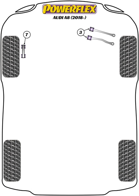 Powerflex Road - A8 D5 (2018 on) - PowerAlign Wheel Mounting Guide Pin - PF99-514-15
