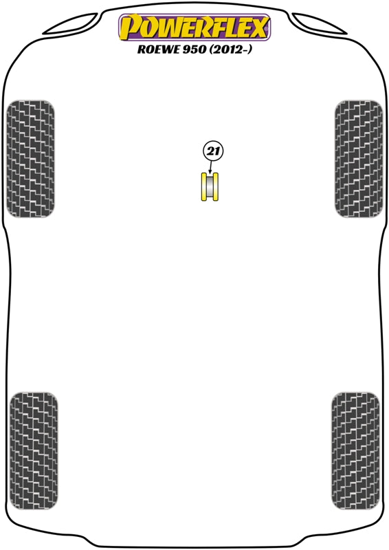 Powerflex Road - Roewe 950 (2012 - ON) - PowerAlign Wheel Mounting Guide Pin - PF99-514-15