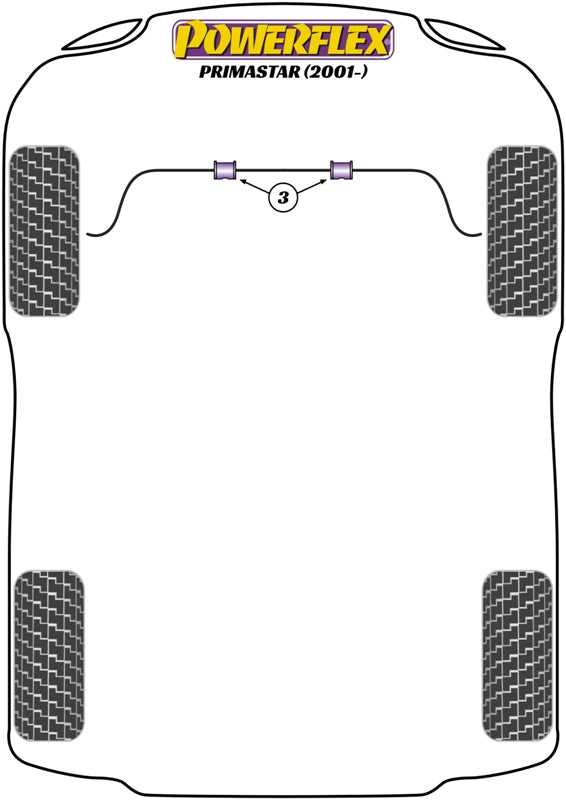 Powerflex Road - Primastar (2001 - ON) - PowerAlign Wheel Mounting Guide Pin - PF99-514-15