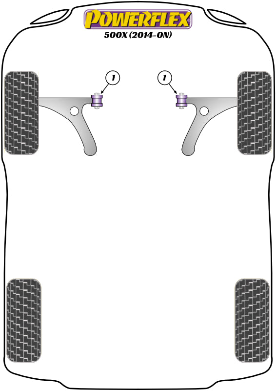 Powerflex Road - 500X (2016 on) - PowerAlign Wheel Mounting Guide Pin - PF99-512-125