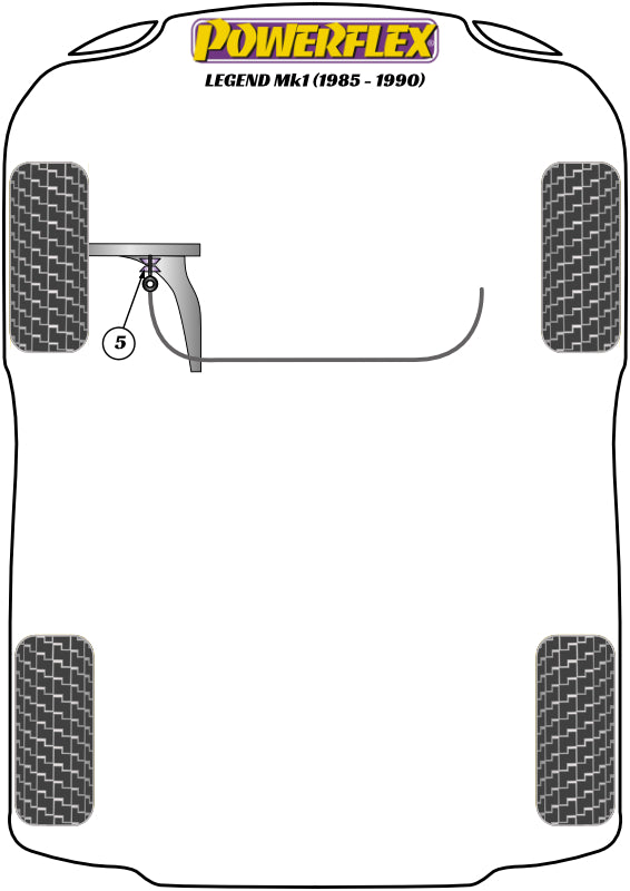 Powerflex Road - Legend Mk1 (1985-1990) - Anti Roll Bar Link Bush - PFF25-105