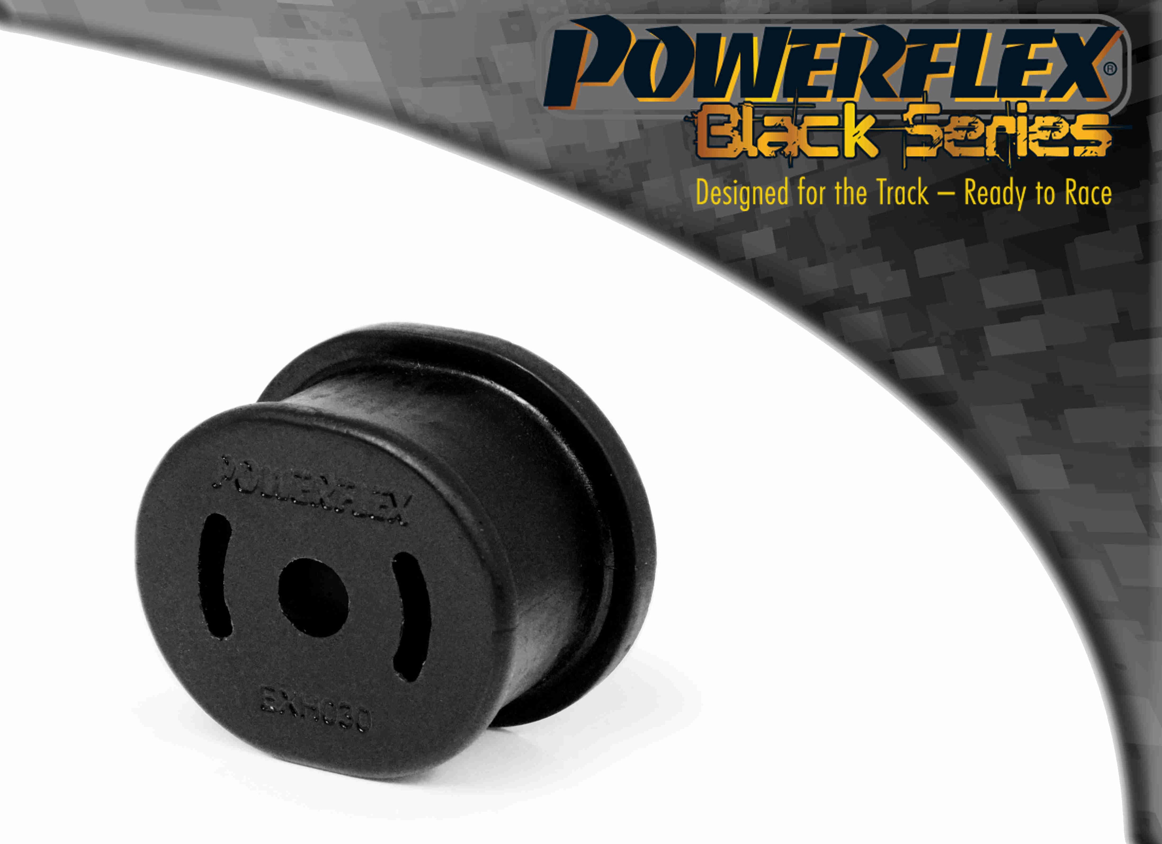 Powerflex Black - 9-5 YS3E (1998-2010) - Rear Exhaust Mount - EXH030BLK