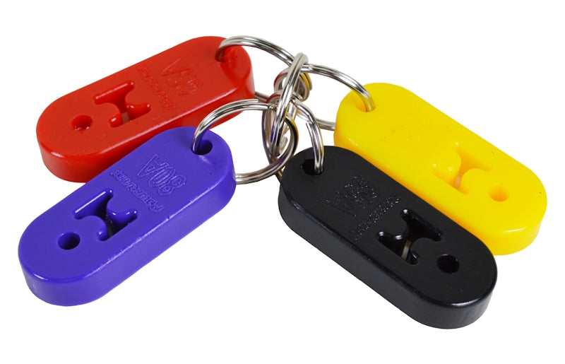 Powerflex Road - POWERFLEX KEYRINGS - MATERIAL DUROMETER DEMO KEYRINGS - KEYRING-DEMO