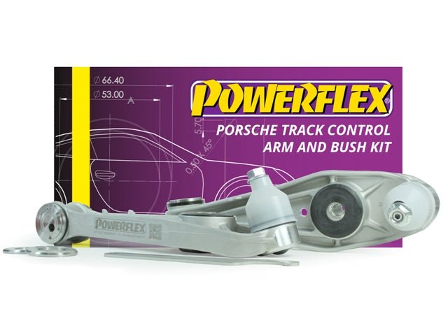 Powerflex Road+Black - 987C Cayman (2005 - 2012)  - Track Control Arm & Bush Kit (Adjustable) - PF57K-1001G