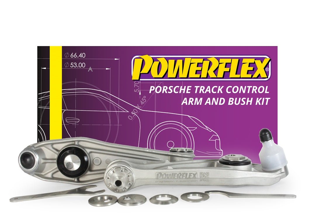 Powerflex Road+Black - 997 inc. Turbo (2005-2013) - Track Control Arm & Bush Kit (Adjustable) - PF57K-1002G