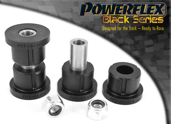 Powerflex Black - Escort Mk3 & 4 inc XR3i/RS1600i, Orion Mk1 & 2 (1980-1990) - Front Inner Track Control Arm Bush - PFF19-102BLK
