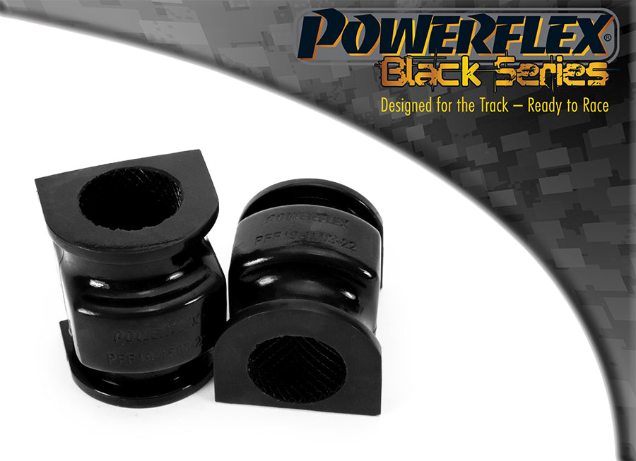 Powerflex Black - Mazda 2 DE (2007-) - Front Anti Roll Bar To Chassis Bush 22mm - PFF19-1503-22BLK