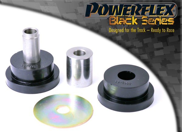 Powerflex Black - Fusion (2002-2012) - Lower Engine Mount Small Bush 30mm Oval Bracket - PFF19-2002BLK