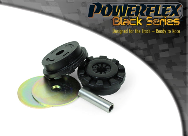 Powerflex Black - Fusion (2002-2012) - Lower Engine Mount Large Bush 25mm Oval Bracket - PFF19-2003BLK