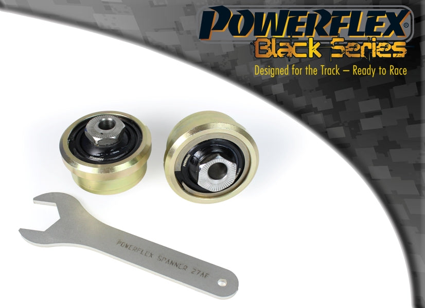Powerflex Black - Fiesta MK8 (2017 - ON) - Front Wishbone Rear Bush Caster Adjustable - PFF19-2202GBLK