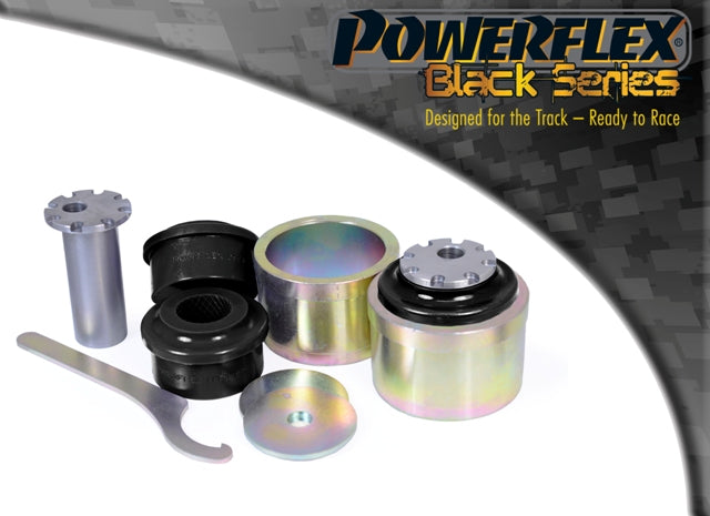 Powerflex Black - A5 (2007-2016) - Front Lower Radius Arm to Chassis Bush Caster Adjustable - PFF3-802GBLK
