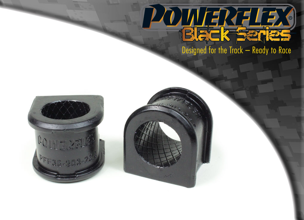 Powerflex Black - Mazda 3 BK (2004-2009) - Front Anti Roll Bar Mount 25.5mm, MPS Only - PFF36-203-25.5BLK