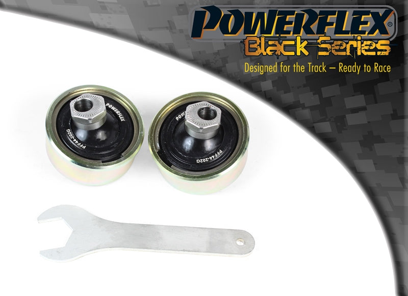 Powerflex Black - Lancer Evolution VII, VIII & IX inc 260 (2001 - 2007) - Front Wishbone Rear Bush Anti-Lift & Caster Adjustable  - PFF44-202GBLK