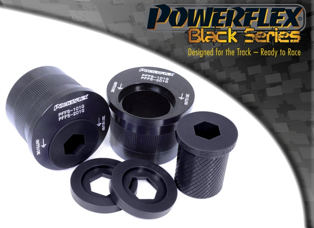 Powerflex Black - R55 Clubman Gen 1 (2007 - 2014) - Front Wishbone Rear Bush, Caster Adjusted - PFF5-201GBLK