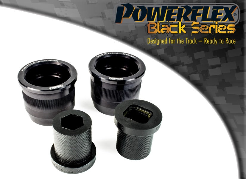 Powerflex Black - Z3 inc M (1994 - 2002) - Front Wishbone Rear Bush (E46 Hybrid, Aluminium Outer) - PFF5-3603BLK