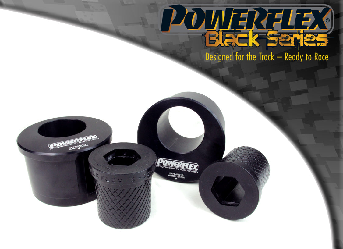Powerflex Black - Z4 E85 & E86 (2003-2009) - Front Wishbone Rear Bush, Caster Offset - PFF5-5601GBLK