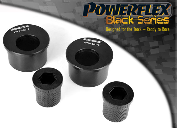 Powerflex Black - E46 M3 inc CSL - Front Wishbone Rear Bush, Caster Offset - PFF5-5601GM3BLK