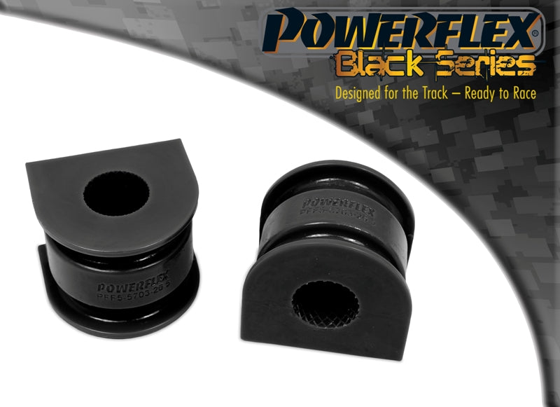 Powerflex Black - E90, E91, E92 & E93 (2005-2013) xDrive  - Front Anti Roll Bar Mounting Bush 26.5mm - PFF5-5703-26.5BLK