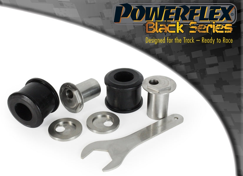 Powerflex Black - 997 inc. Turbo (2005-2013) - Front Track Control Arm Outer Bush, Caster Adjustable - PFF57-802BLK