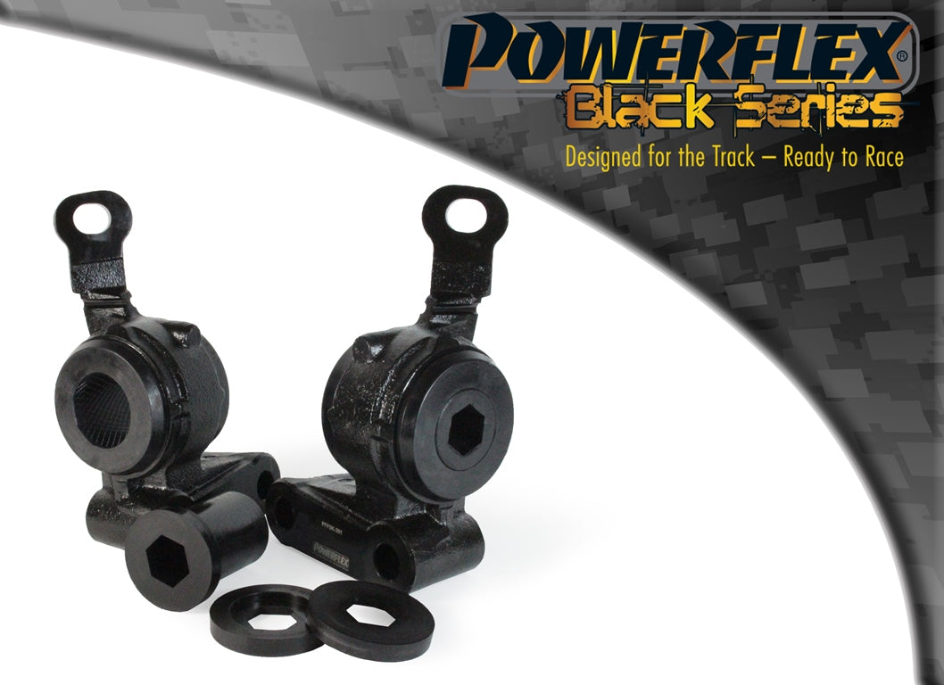 Powerflex Black - R56/57 Gen 2 (2006 - 2013) - Front Wishbone Rear Bush & Bracket - PFF5K-201BLK