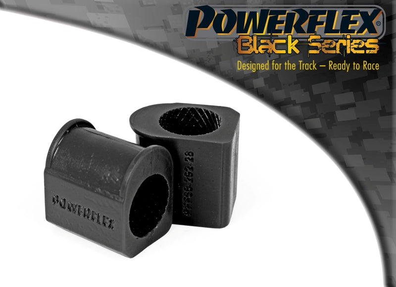 Powerflex Black - Clio V6 (2001 - 2005) - Front Anti Roll Bar Inner Bush 28mm - PFF60-202-28BLK