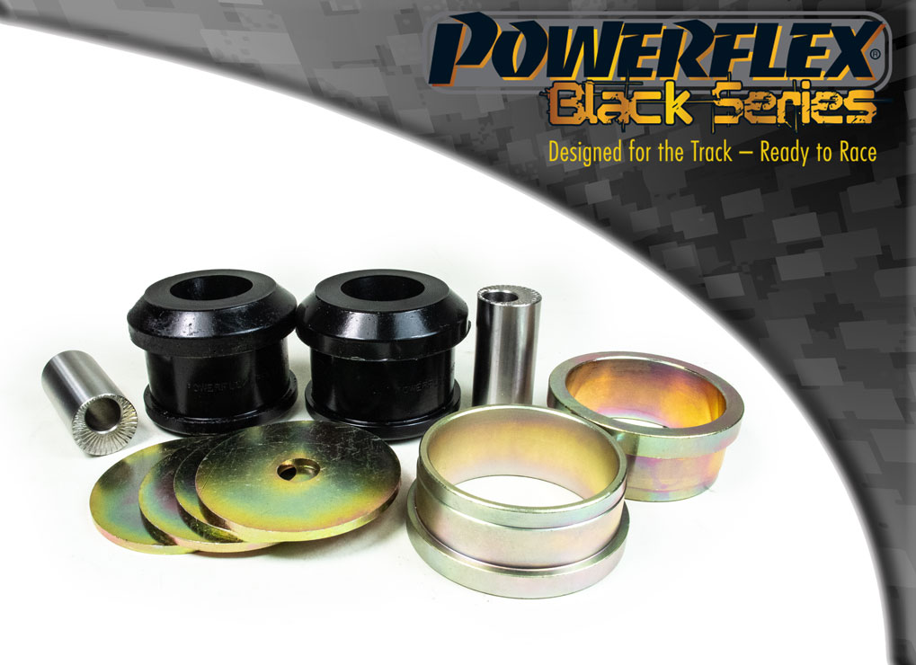 Powerflex Black - Megane II inc RS 225, R26 and Cup (2002-2008) - Front Arm Rear Bush Caster Offset - PFF60-502GBLK