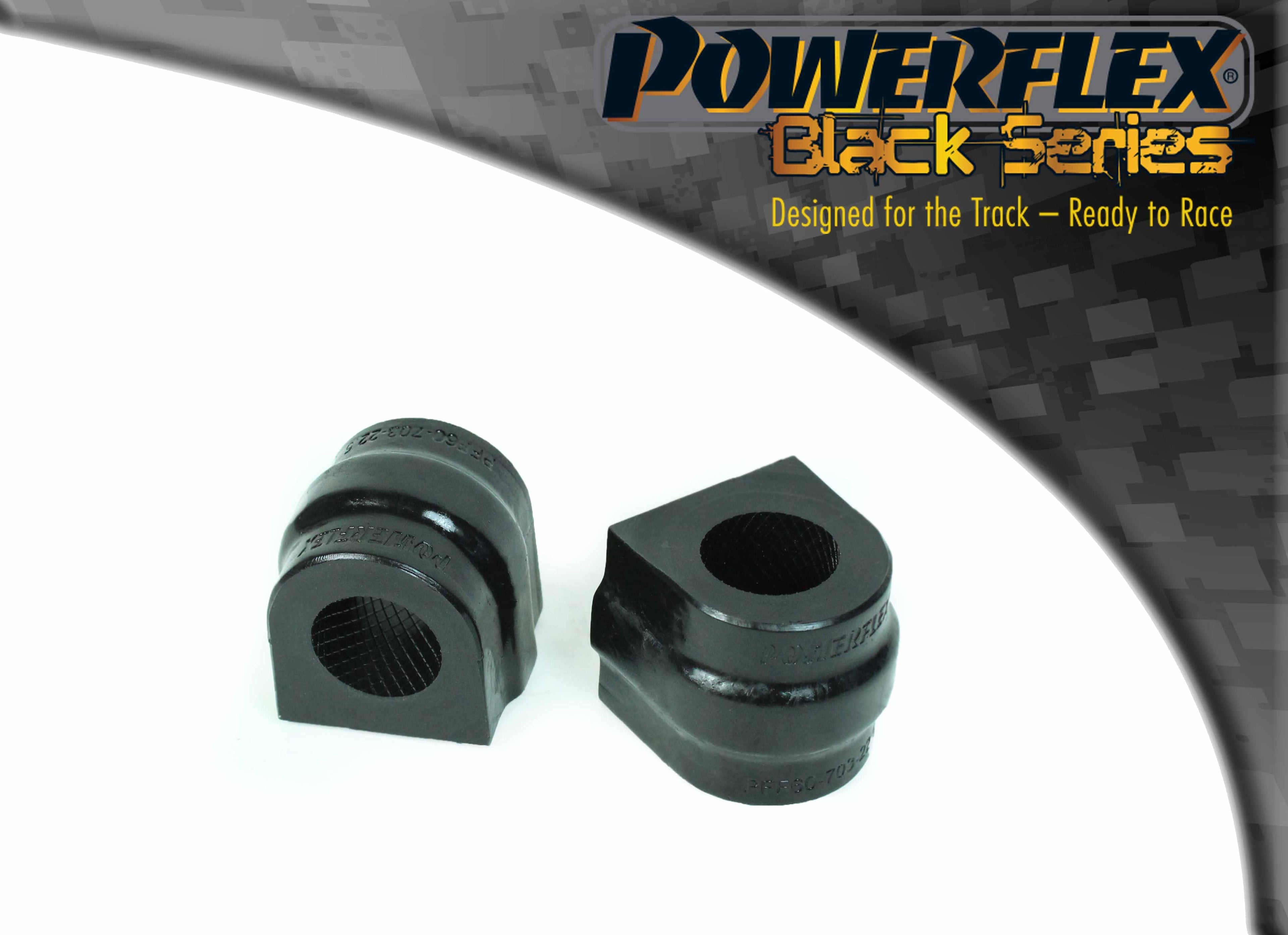 Powerflex Black - Clio IV inc RS (2012 - 2019) - Front Anti Roll Bar Bush 22.5mm - PFF60-703-22.5BLK
