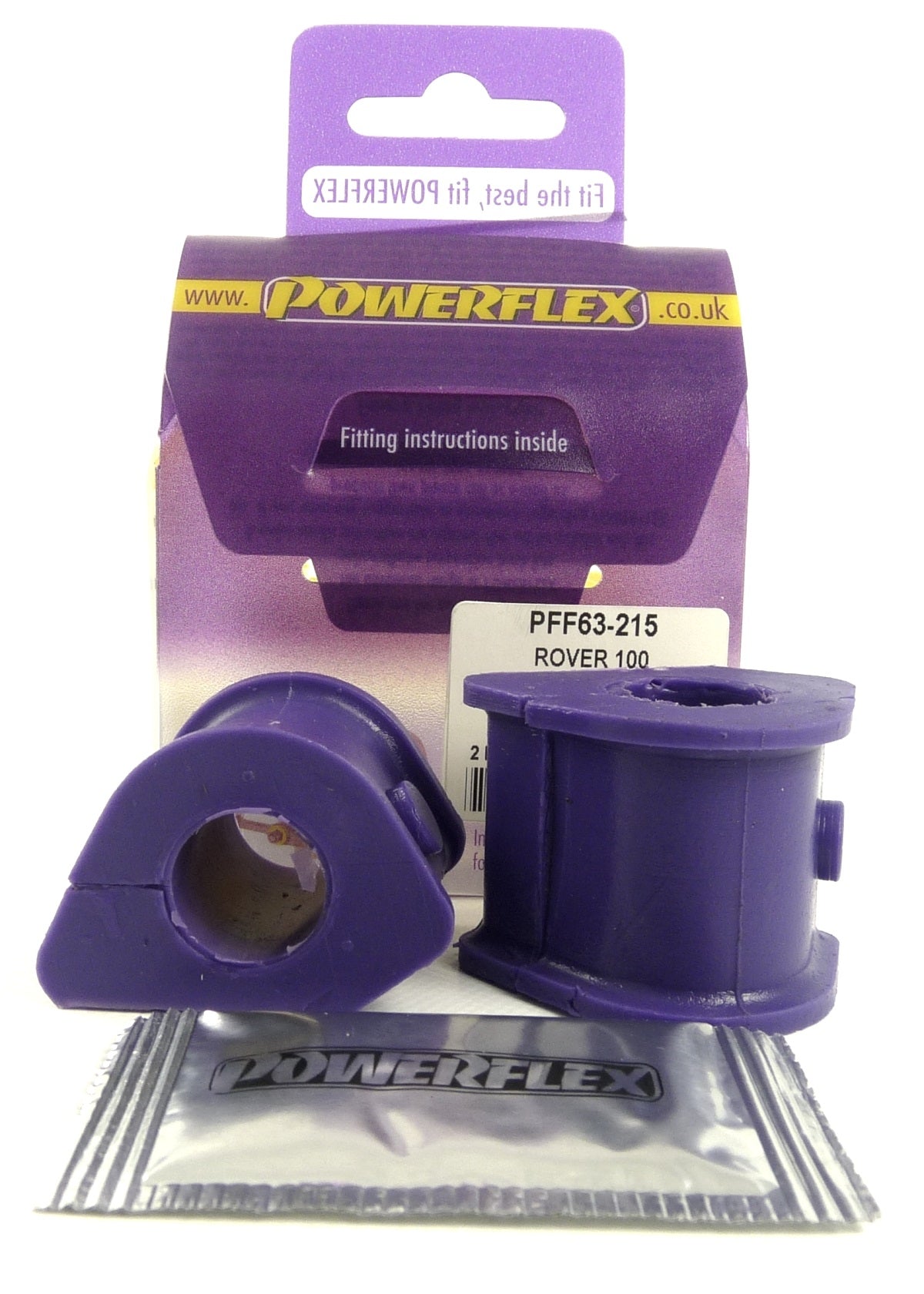 Powerflex Road - Metro / 100 (1990 - 1998) - Front Anti-Roll Bar Inner Mount - PFF63-215