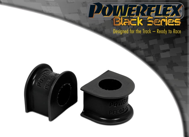 Powerflex Black - 200 (1995 - 1999), 25 (1999 - 2005) - Front Anti Roll Bar Mounts 24mm - PFF63-404-24BLK