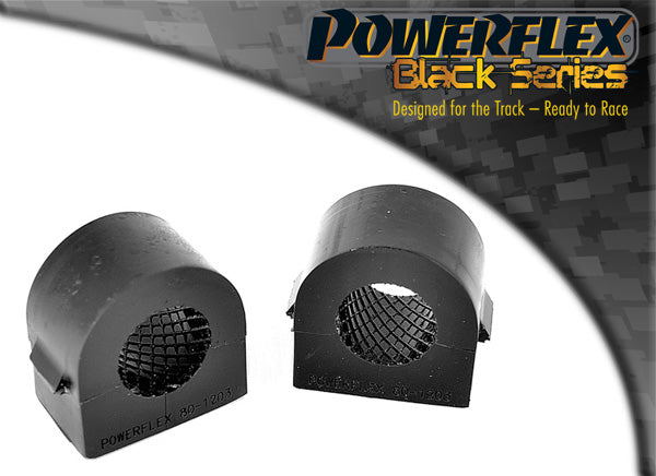 Powerflex Black - 9-3 (2003-2014) - Front Anti Roll Bar Mounting Bush 25mm (2 Piece) - PFF80-1203-25BLK