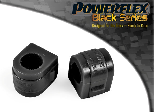 Powerflex Black - 9-5 YS3G 2WD (2010 - 2012) - Front Anti Roll Bar Bush 26.6mm - PFF80-1503-26.6BLK
