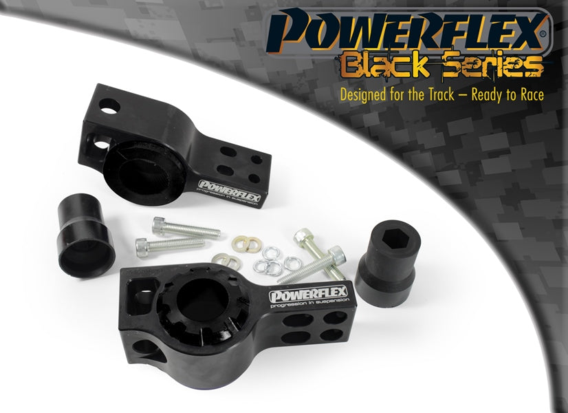 Powerflex Black - A3 inc Quattro MK2 8P (2003-2012) - Front Wishbone Rear Bush Anti-Lift & Caster Offset - PFF85-502GBLK