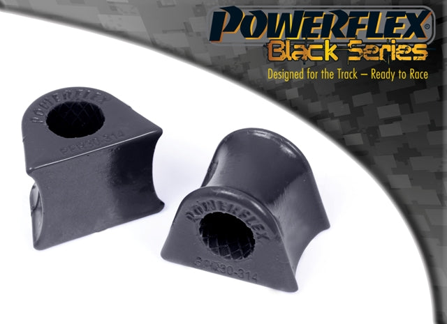 Powerflex Black - Delta HF Integrale inc Evo (1986 - 1995) - Rear Anti Roll Bar Support Upper Bush - PFR30-314BLK