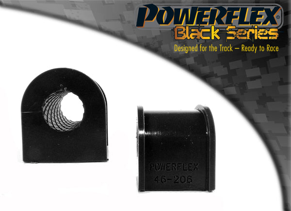 Powerflex Black - SILVIA 200SX - S13, S14, & S15 (1991 - 2002) - Rear Anti Roll Bar Bush 18mm - PFR46-206-18BLK