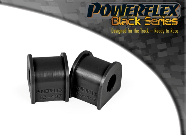 Powerflex Black - 200 (1989 - 1998), 400 (1990 - 1998) - Rear Anti Roll Bar Mount 15mm - PFR63-407-15BLK
